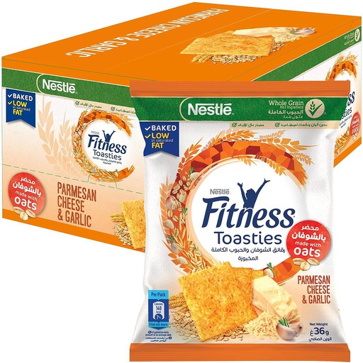 [6221007031024] Nestle Fitness Toasties-36G-Parmesan Cheese Garlic