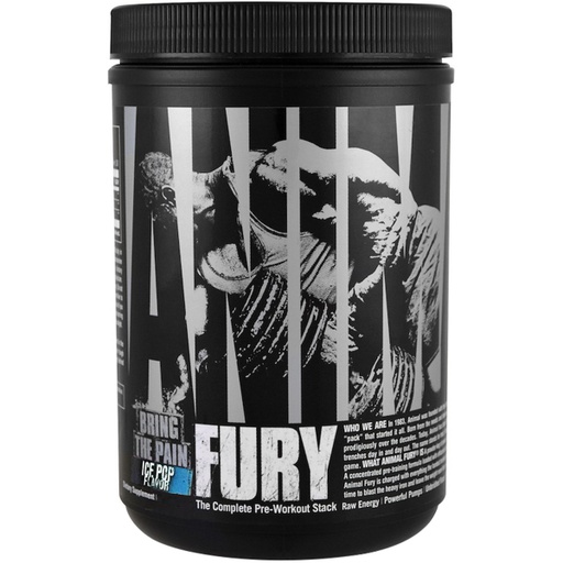 [039442032850] Universal Fury Pre-Workout-30Serv.-502G-Ice Pop Flavor