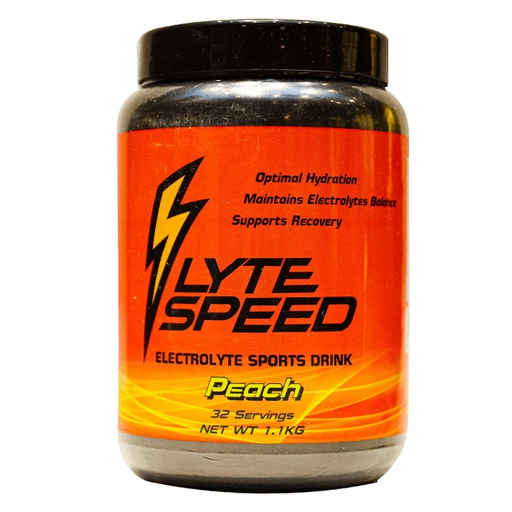 [6224010248021] Building Blox Lyte Speed Electrolyte Sports Drink-32Serv.-1.1KG-Peach