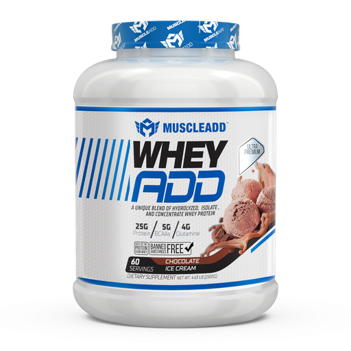 [6224009363469] Muscle Add Whey Add-60Serv.-2100G-Chocolate Ice Cream