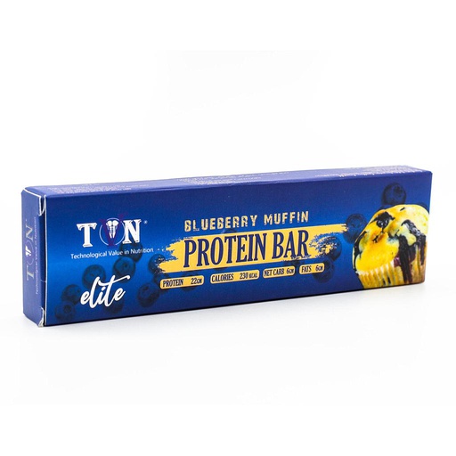 [6224009086672] TVN Protein bar Elite-65G-Blueberry Muffin