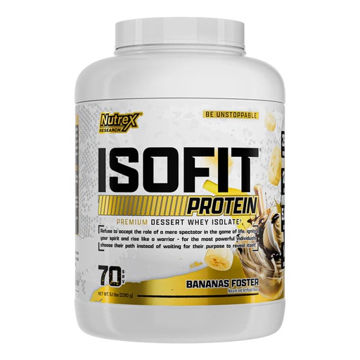 [859400007597] Nutrex Research Isofit-70Serv.-2310g-Bananas Foster