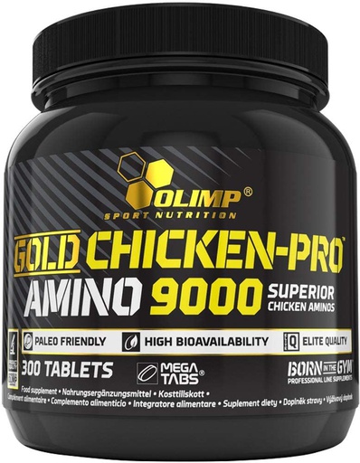 [5901330054082] Olimp Sport Nutrition Gold Chicken-Pro Amino 9000-50Serv.-300Tabs.