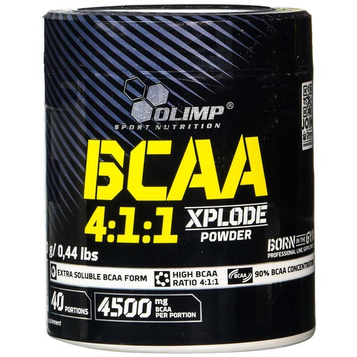 [5901330058875] Olimp Sport Nutrition BCAA 4:1:1 Xplode Powder-40Serv.-200G-Pear