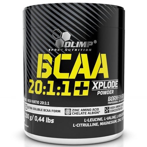 [5901330057960] Olimp Sport Nutrition BCAA 20:1:1+Xplode Powder-27Serv.-200G-Pear