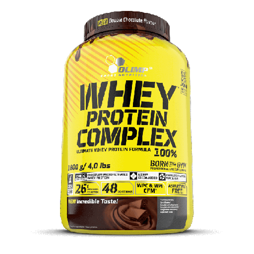 [5901330064043] Olimp Sport Nutrition Whey Protein Complex-48Serv.-1800G-Double Chocolate