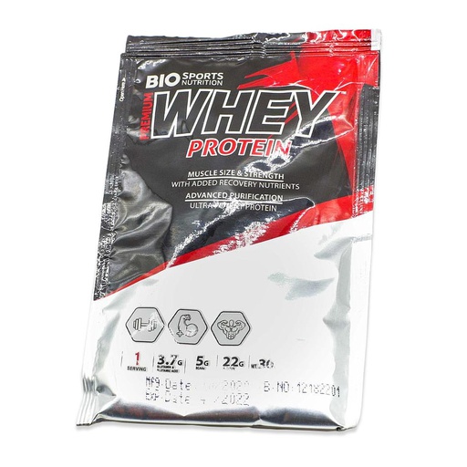 [6223002630448] Bio Sports Nutrition Premium Whey Protein-1Serv.-30G-Vanilla