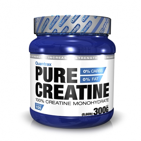 [8436574332087] Quamtrax Pure 100% Creatine Monohydrate-100Serv.-300G