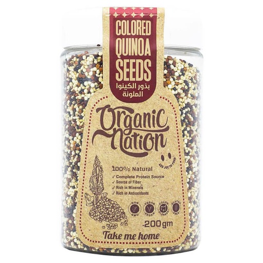 [6222023700413] Organic Nation Colored Quinoa Seeds-200G