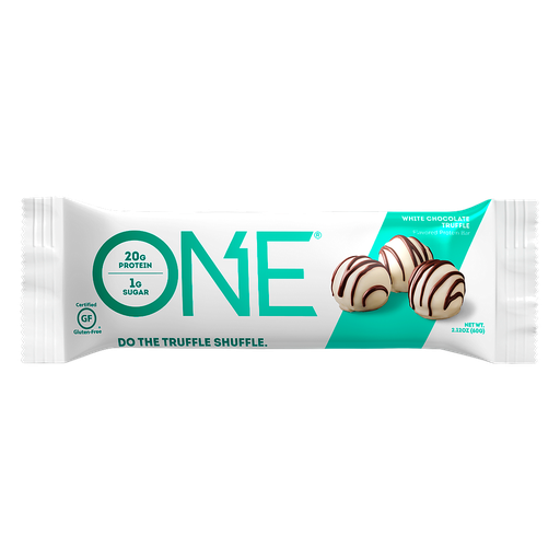 [788434105125] One Protein Bar-60G-White Chocolate Truffle