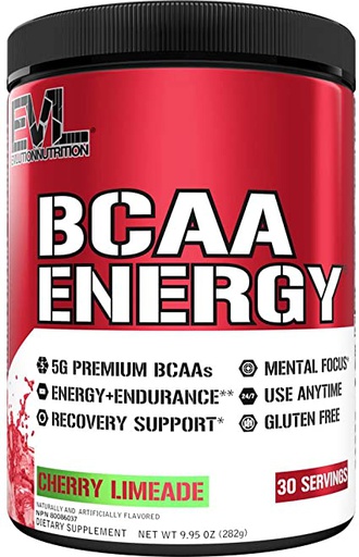 [818901020795] Evlution Nutrition Bcaa Energy-30Serv.-273G-Strawberry Limeade