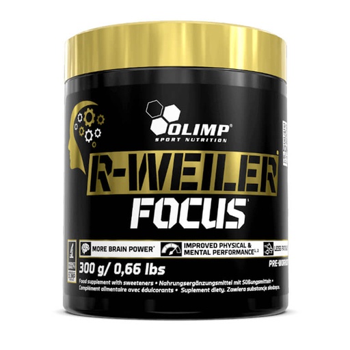 [5901330078644] Olimp Sport Nutrition R-Weiler Focus-25Serv.-300G-Cola