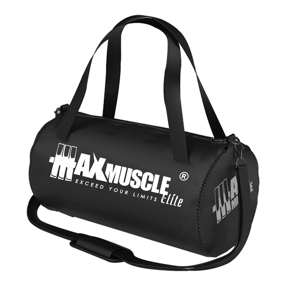 Max Muscle Bag With Shoe Compartment-Black | Maxmuscle Elite