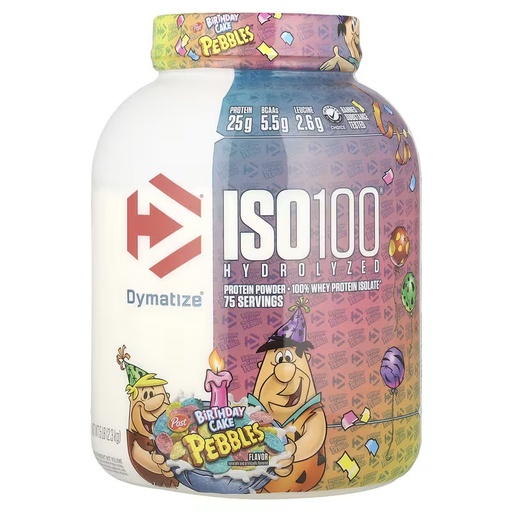 [705016500420] Dymatize ISO100-76Serv.-2.3KG-Birthday Cake