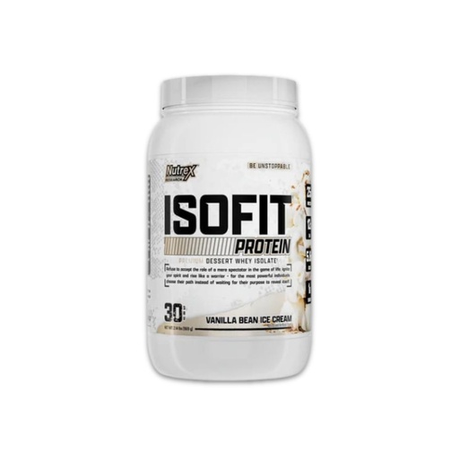 [859400007559] Nutrex Research Isofit-30Serv.-993g-Vanilla Bean Ice Cream