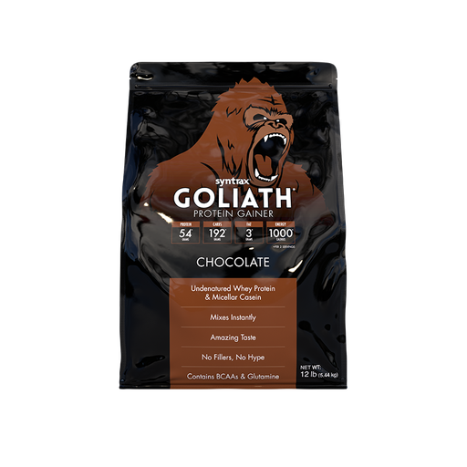 [893912125387] Syntrax Goliath Protein Gainer-41Serv.-5.44KG-Chocolate