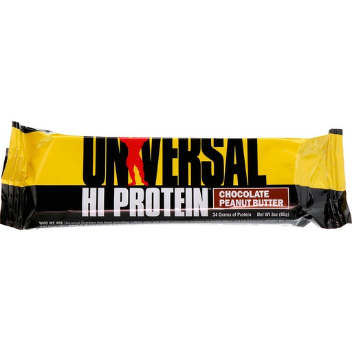 [039442080516] Universal Hi Protein Bar-1Serv.-85G-Chocolate Peanut Butter