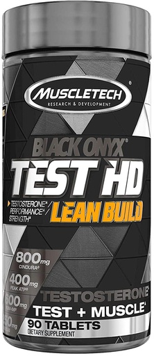 [631656609509] Muscletech Black Onyx Test HD Lean Build-30Serv.-90Tabs.