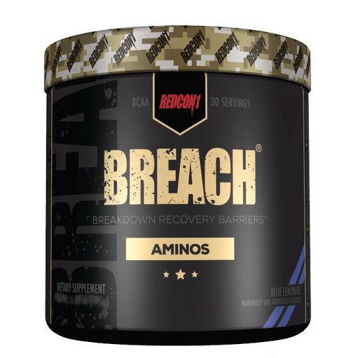 [850004759677] Redcon1 Breach Amino-30Serv.-297G-Blue Lemonade