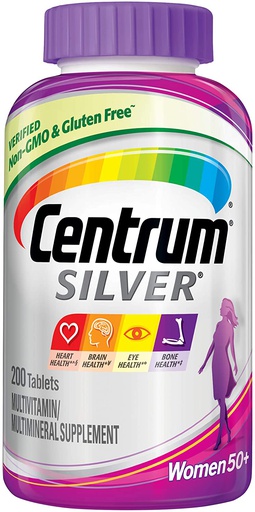 [300054756718] Centrum Silver Multivitamin For Women 50+ -200Serv.-200Tabs.