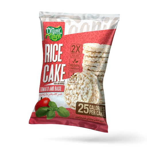 [6222023700673] Organic Nation Rice Cake-5Pices.-25Gm.-Tomato And Basil