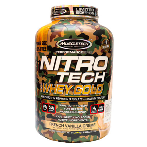 [631656258806] Muscletech Nitrotech 100% Whey Gold-76Serv.-2.51KG-Vanilla