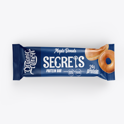 [6222023701205] Organic Nation Secrets Protein Bar-1Serv.-70G-Maple Donuts