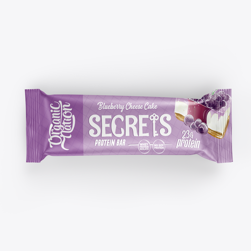 [6222023701212] Organic Nation Secrets Protein Bar-1Serv.-70G-Blueberry Cheese Cake
