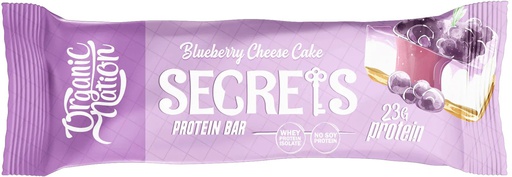[6222023701212] Organic Nation Secrets Protein Bar-1Serv.-70G-Blueberry Cheese Cake