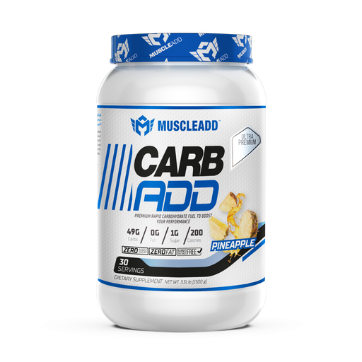 [6223007820455] Muscle Add Carb Add-30Serv.-1500G-Pineapple