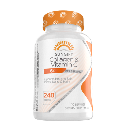 [850019632101] Sun Gift Collagen&amp;Vitamin C-40Serv.-240Tabs.