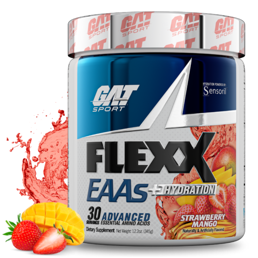 [816170022489] Gat Sport Flexx EAAs+Hydration-30Serv.-345G-Strawberry Mango