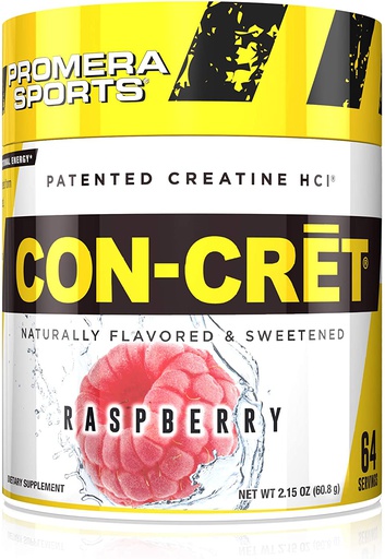 [682676702640] Promera Sports Patented Creatine HCL Con-Cret-64Serv.-60G-Raspberry