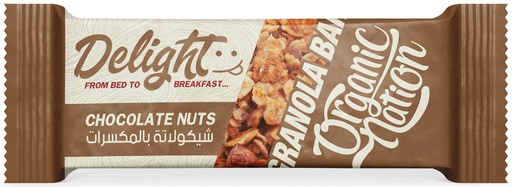 [6222023701373] Organic Nation Delight Granola Bar-40G-Chocolate Nuts