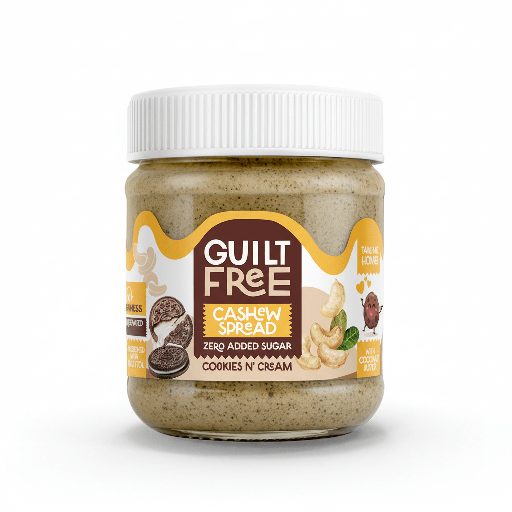 [6222023701762] Organic Nation Guilt Free Cashew Spread-200G-Cookies N'Cream