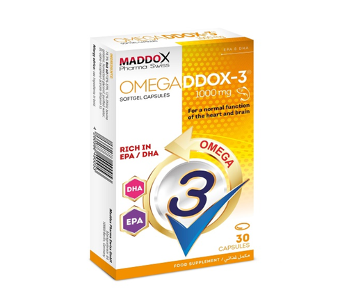 [4260586490664] Maddox Pharma Swiss Omega DDOX-3 1000MG-30Serv.-30Softgel