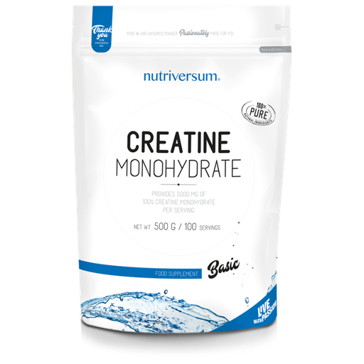 [5999564317004] Nutriversum Basic Creatine Monohydrate-100Serv.-500G