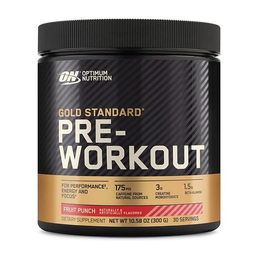 [748927052695] Optimum Nutrition Gold Standard Pre-Workout-30Serv.-330g-Fruit Punch