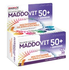[7640171760339] Maddox Pharma Swiss Maddovit 50+Ginseng-30Serv.-30Tablet