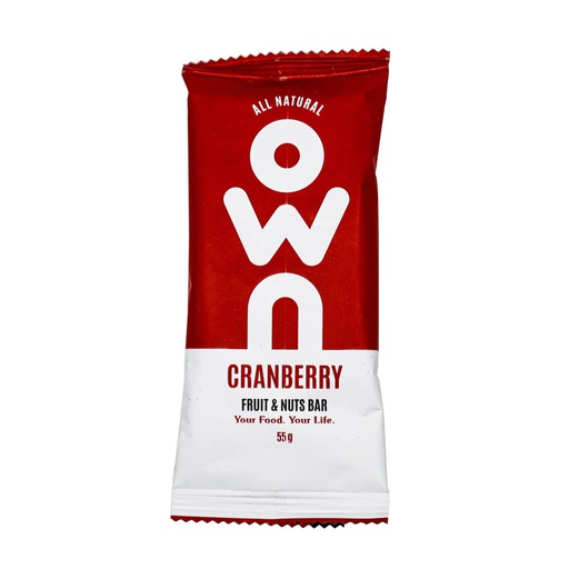 [745760017010] All Natural OWN-1Serv.-55G.-Cranberry Fruit &amp; Nuts
