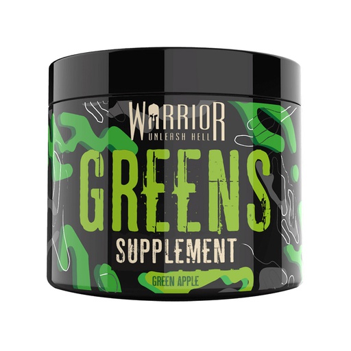 [5060424708383] Warrior Greens Supplement-30Serv.-150G.-Green Apple