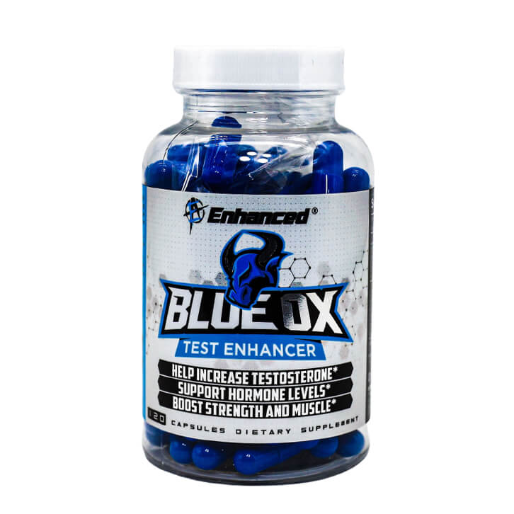 Enhanced Blue OX Test Enhancer-30Serv.-120Caps. | Maxmuscle Elite