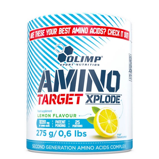 [5901330082382] Olimp Amino Target Xplode-25Serv.275G.-Lemon Flavour