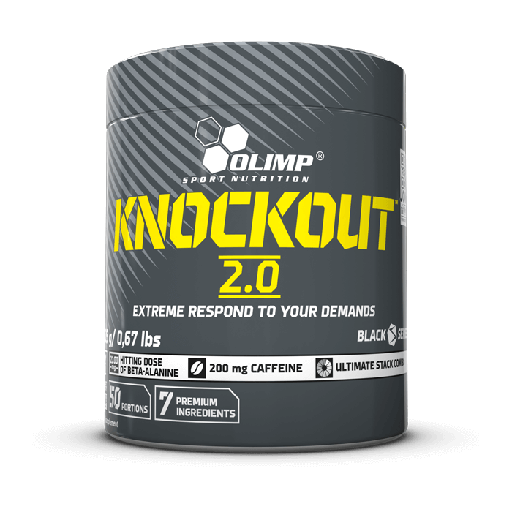 [5901330056291] Olimp Sport Nutrition Knockout 2.0 Black Series-50Serv.-305G.-Citrus Punch