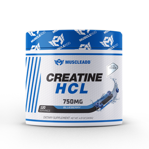 [6223007821049] Muscle add Creatine HCL-120Serv.-118.8G.-Blueberry