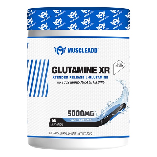 [6223007821018] Muscle Add Glutamine XR-50Serv.-300G.-Unflavored