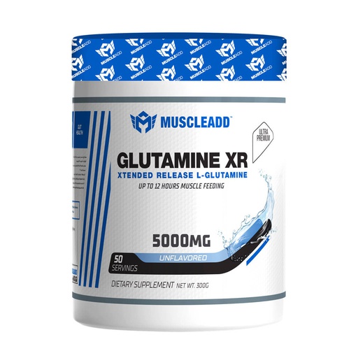 [6223007821018] Muscle Add Glutamine XR-50Serv.-300G.-Unflavored