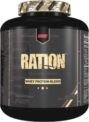 [850004759547] Redcon1 Ration Whey Protein Blend-65Serv.-2.197G.-Cookies&amp;Cream