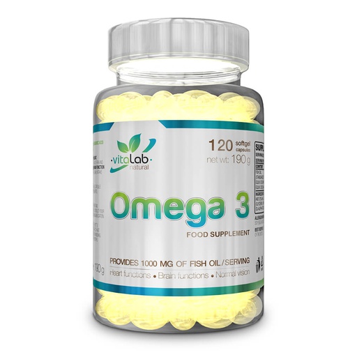 [659436899094] Vitalab Natural Omega 3-120Serv.-120Soft Gels