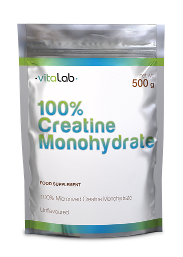 [659436899063] Vitalab Natural Creatine Monohydrate-100Serv.-500G-Unflavored
